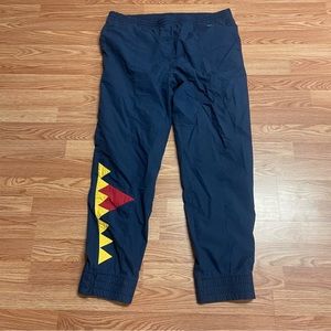 Vintage Adidas Men’s Sweatpants XL Baggy 90’s Blue Loose Patches Y2K Warm-Ups